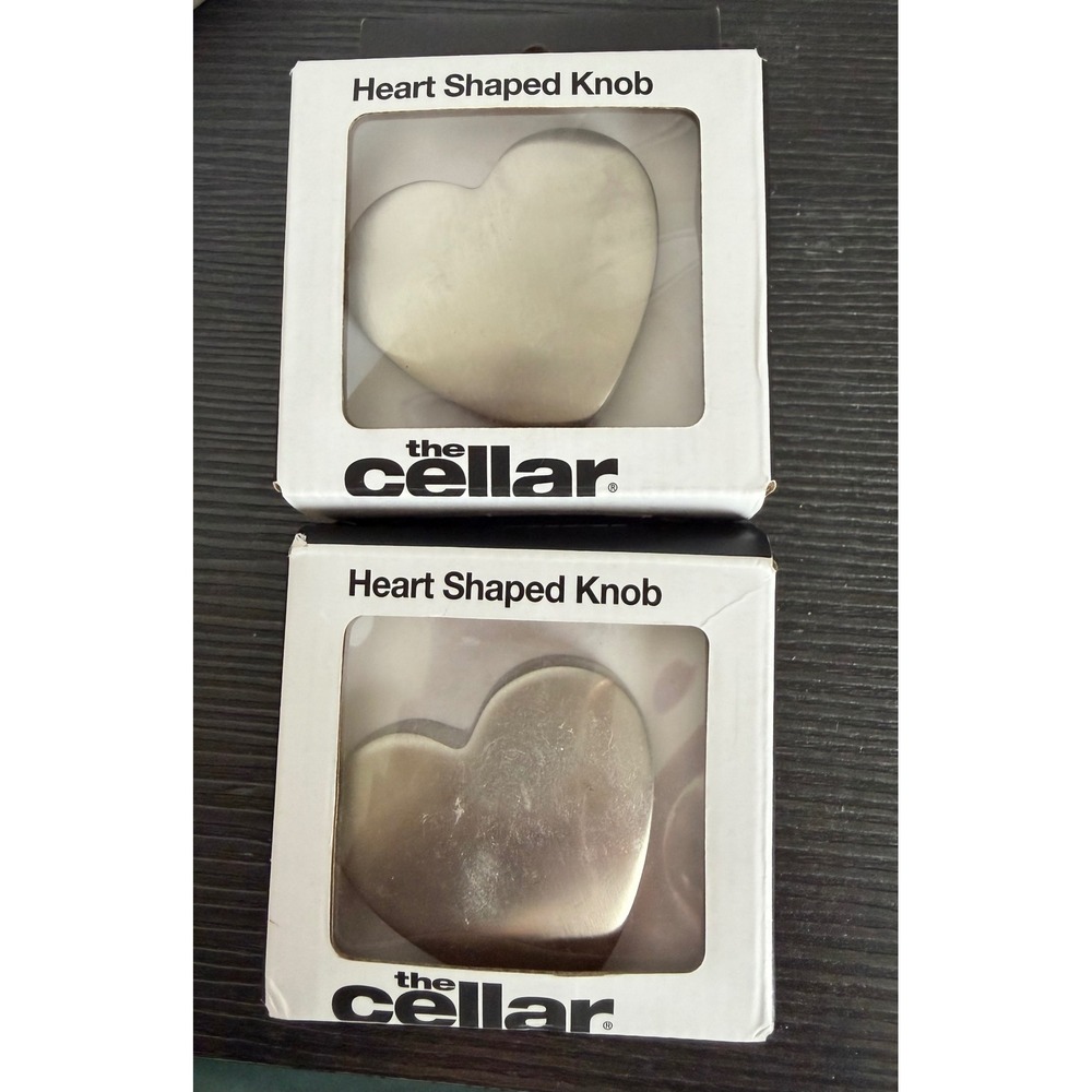 The Cellar Heart Shaped StainlessSteel Dutch Oven Lid Knobs Set of 2 Replacement